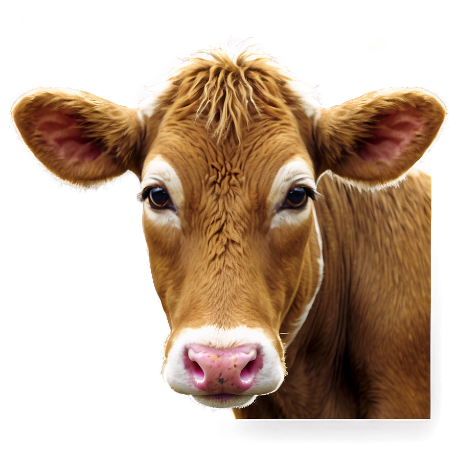 Simple Cow Face Outline Png 06212024