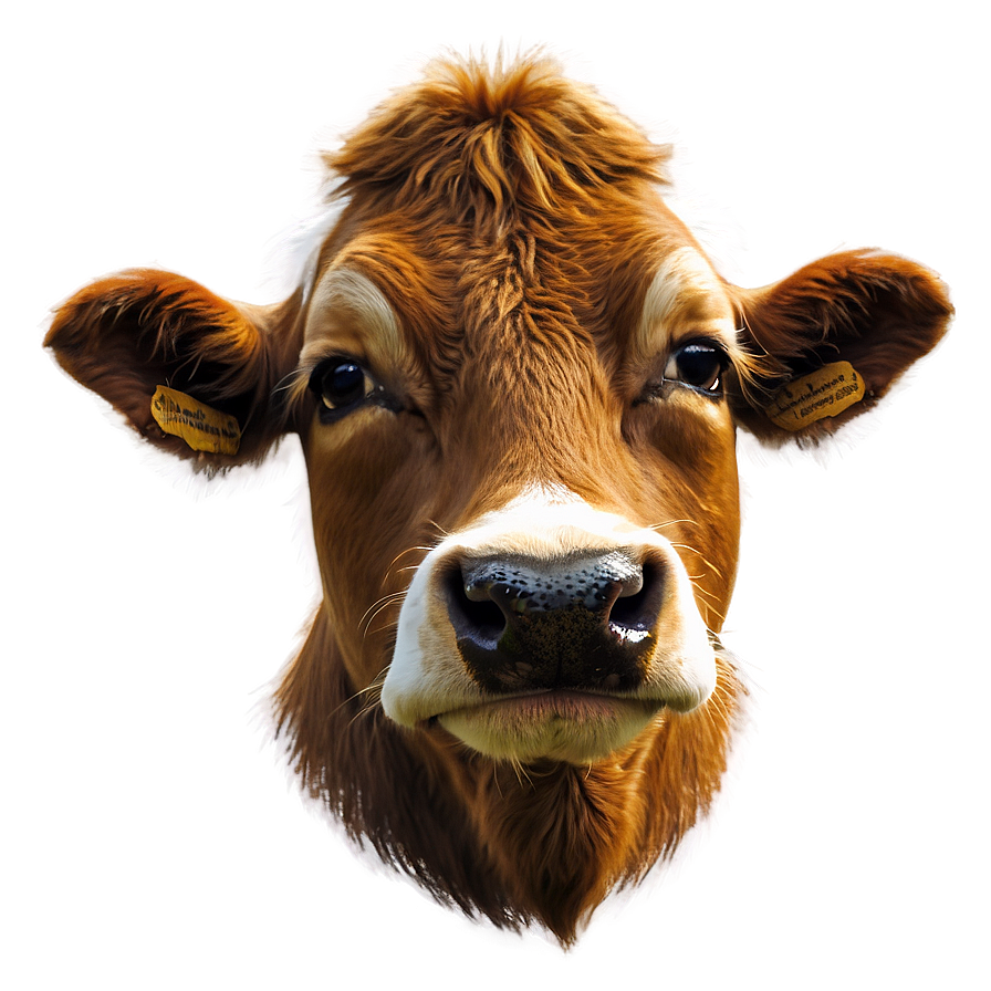 Simple Cow Face Outline Png Kqf65