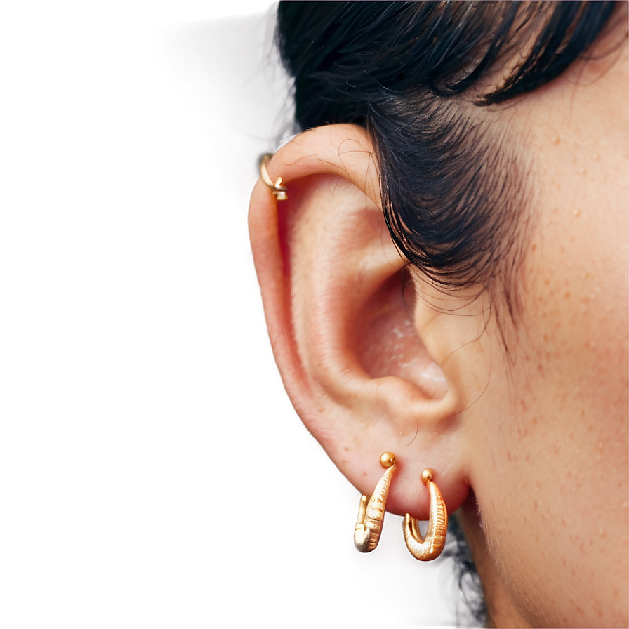 Simple Ear Piercing Aesthetic Png 06272024