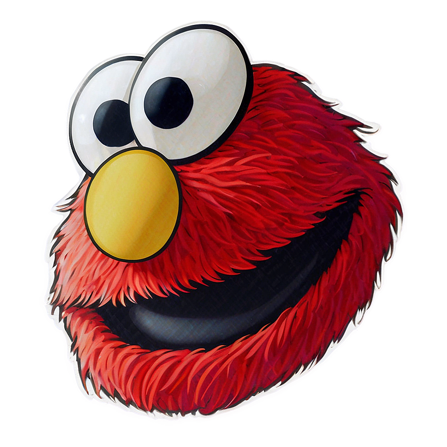 Simple Elmo Face Outline Png Avi