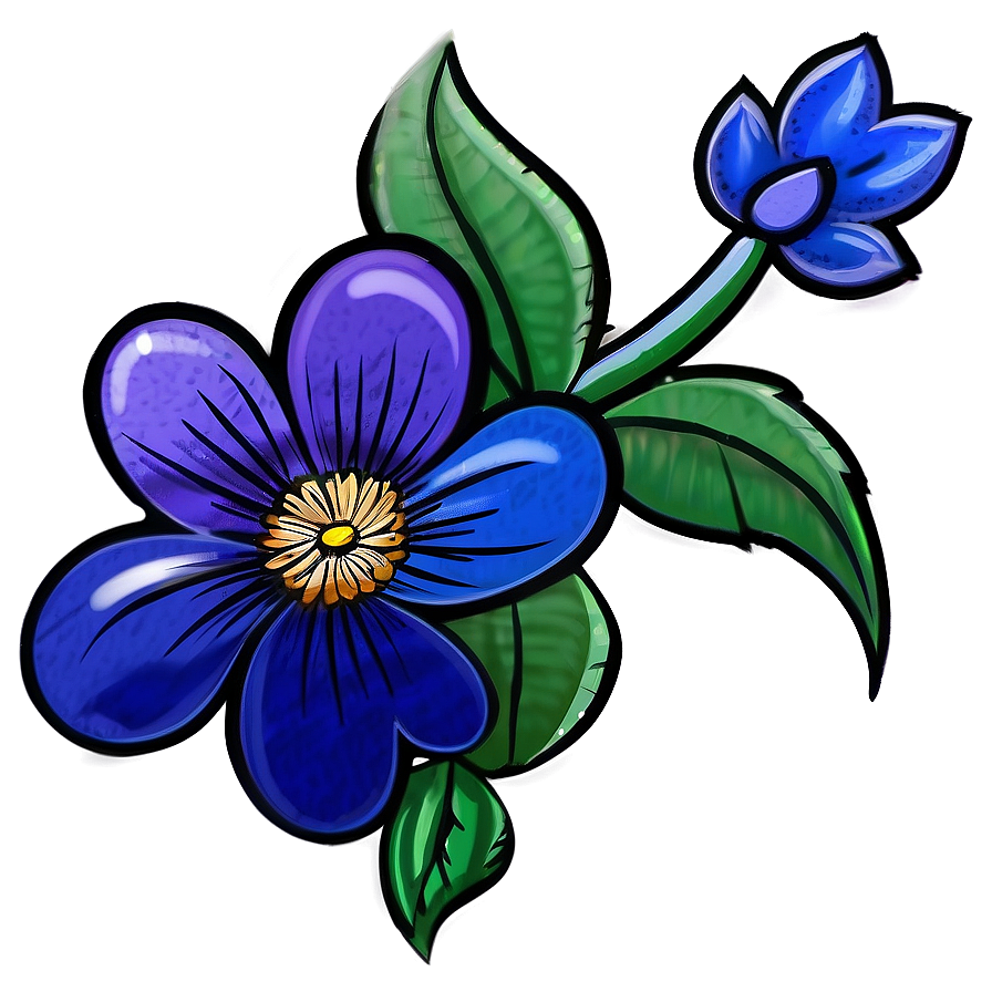 Simple Flower Art Png Kqs