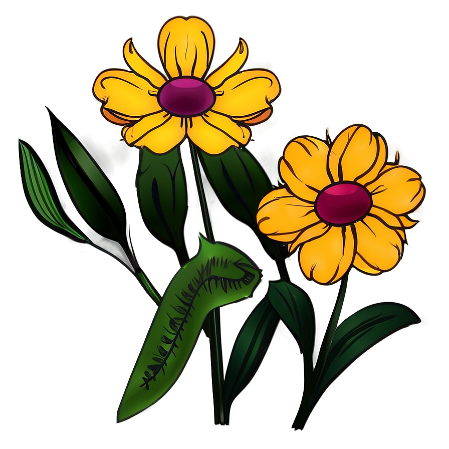 Simple Flower Drawing Png 62