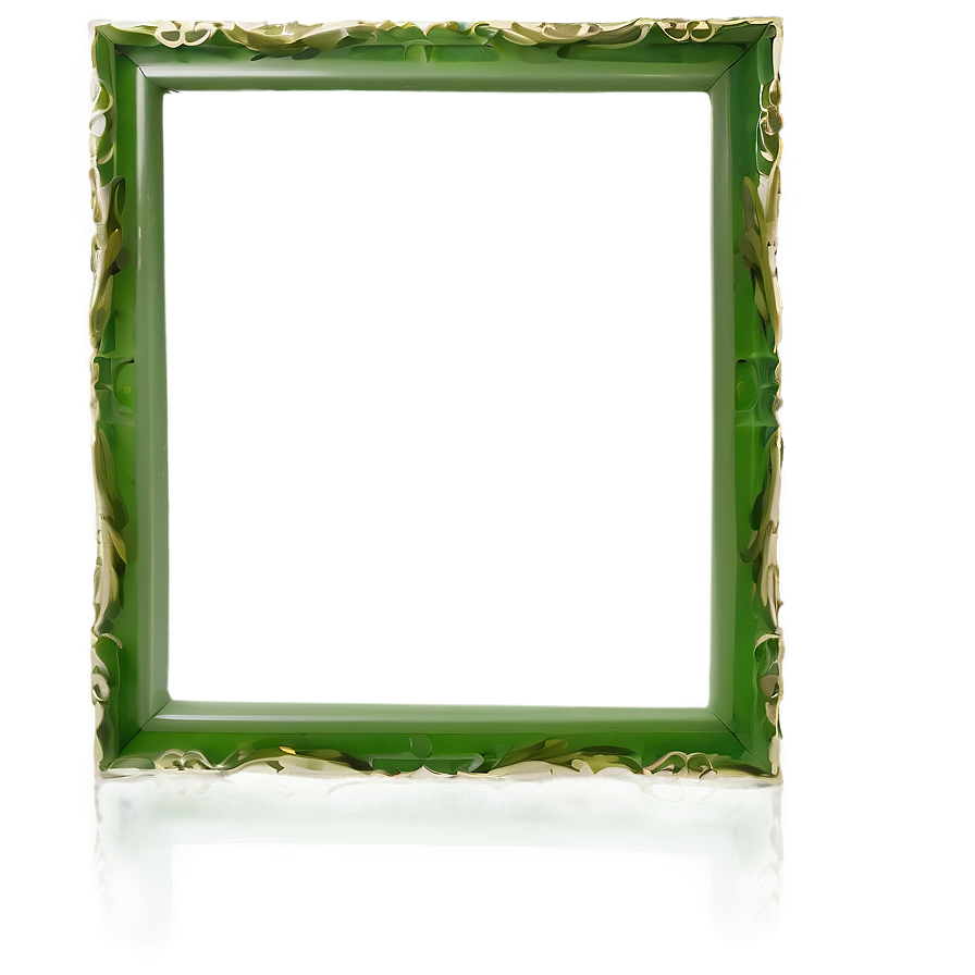 Simple Green Frame Png Ojc