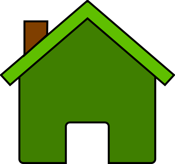 Simple Green House Icon