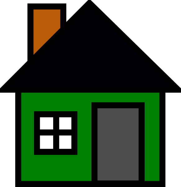 Simple Green House Vector