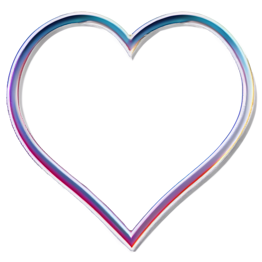 Simple Heart Clipart Outline Png 05252024