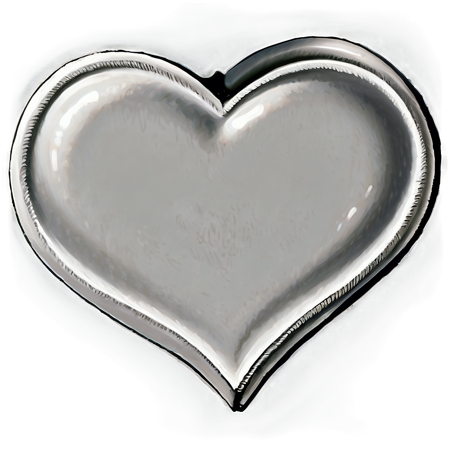 Simple Heart Sketch Png 06202024