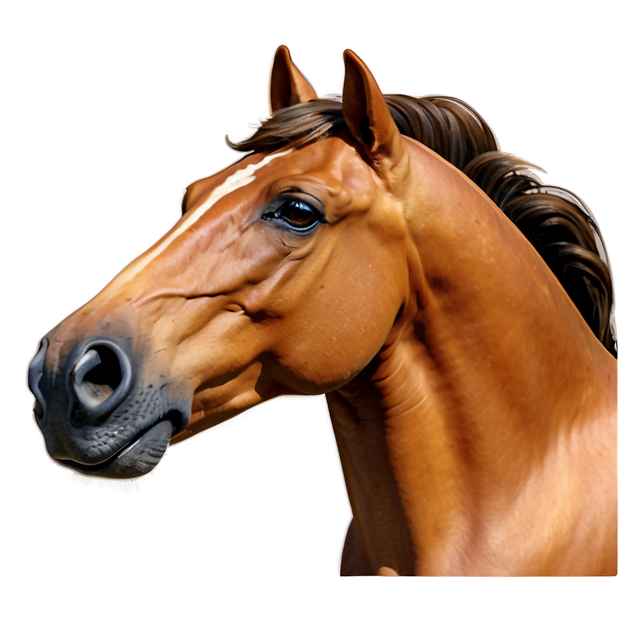 Simple Horse Head Print Png Xyv56