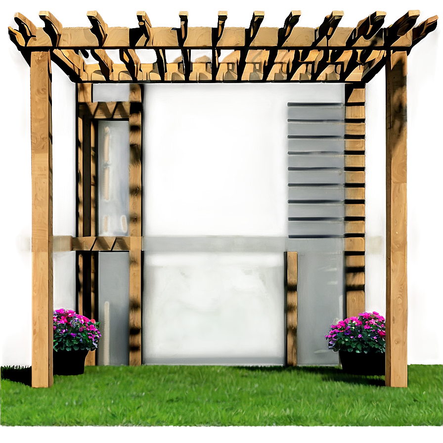 Simple Pergola Design Png Xmb