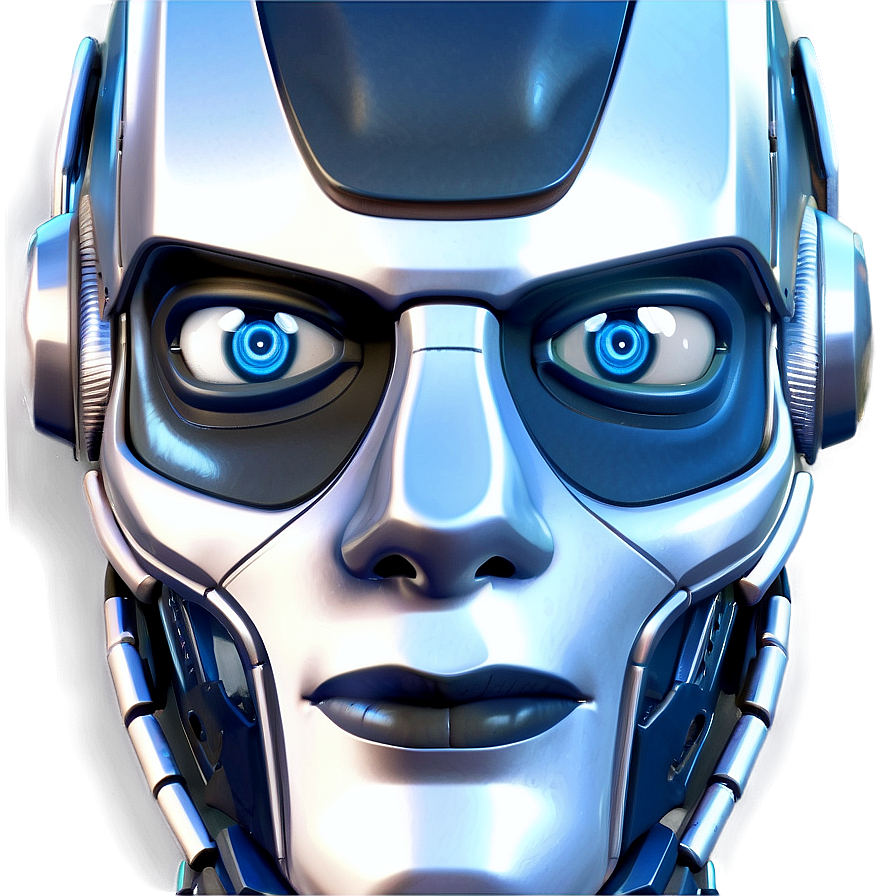 Simple Robot Head Png 06212024