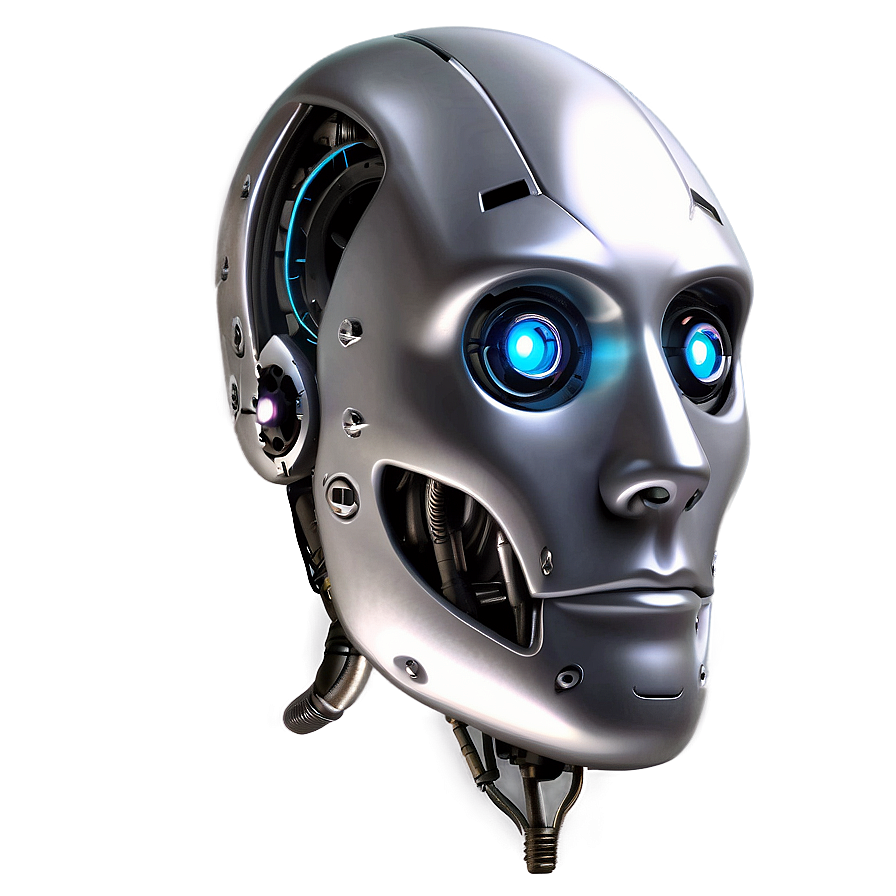 Simple Robot Head Png 06212024