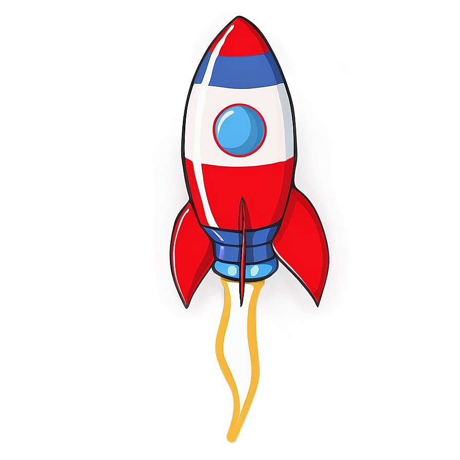 Simple Rocket Clipart Png 06272024