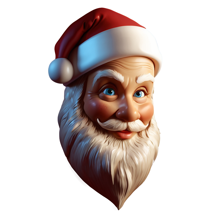 Simple Santa Face Png Dhk