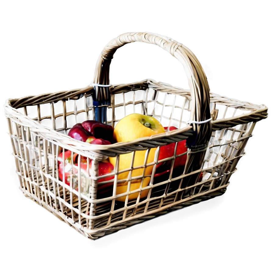 Simple Shopping Basket Png 06272024