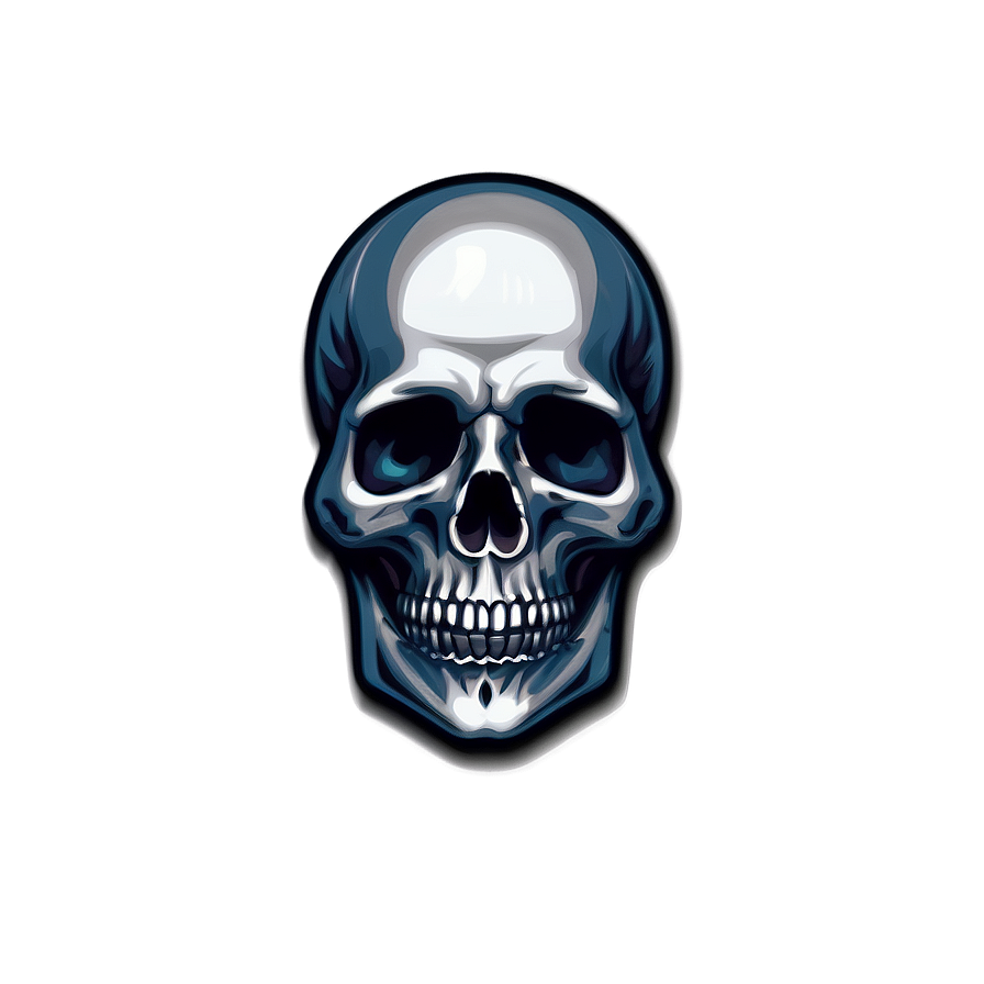 Simple Skull Engraving Png Qyp11