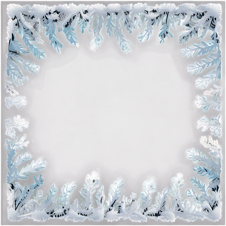 Simple Snow Border Png Dgy