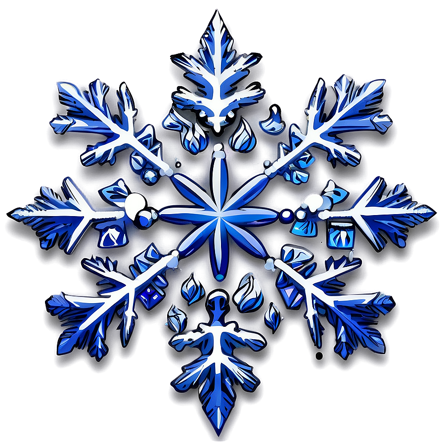 Simple Snowflake Vector Png 06282024