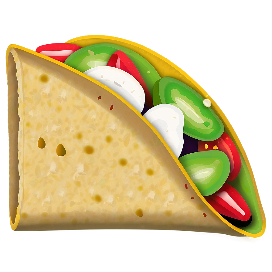 Simple Taco Clipart Png 06262024