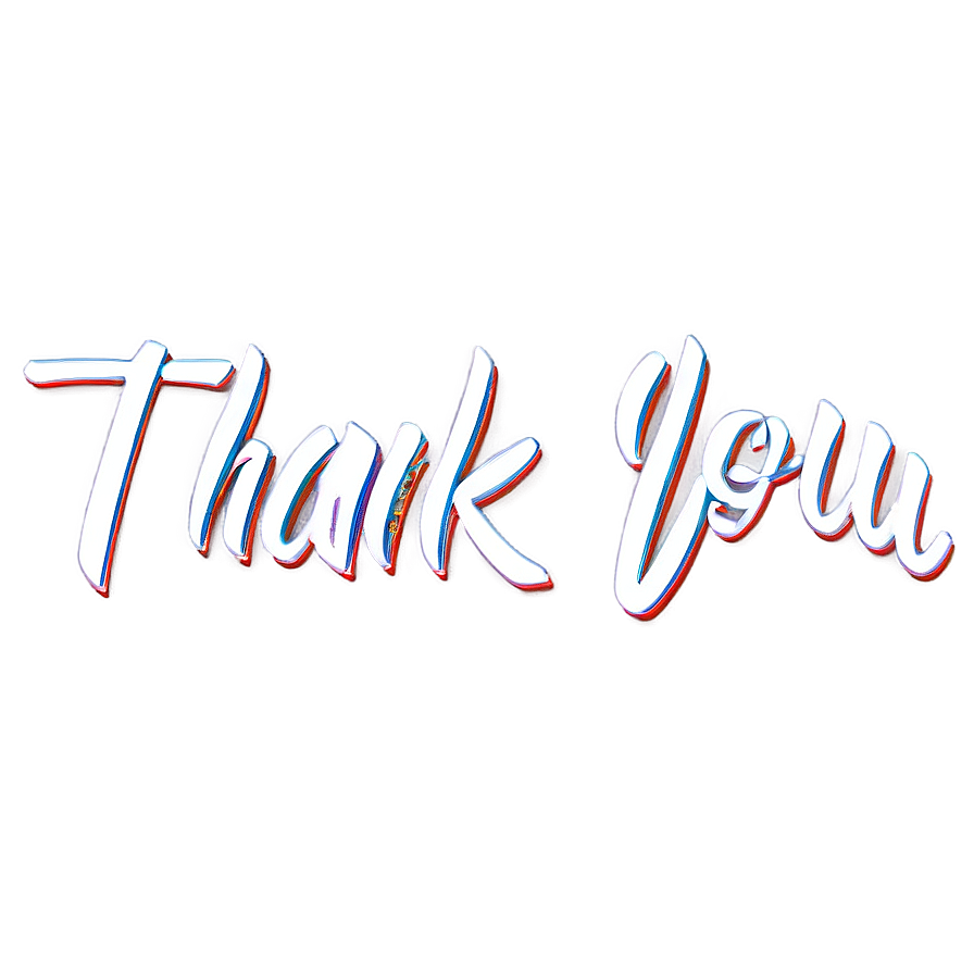 Simple Thank You Text Png 06112024