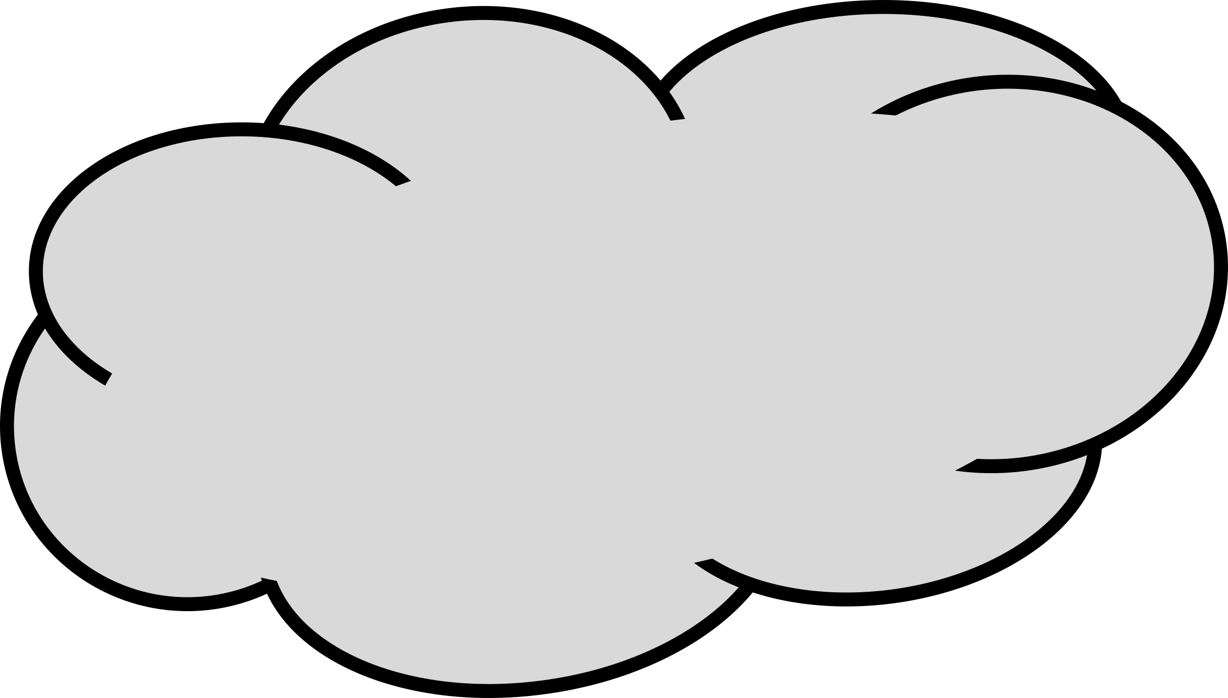 Simple White Cloud Clipart