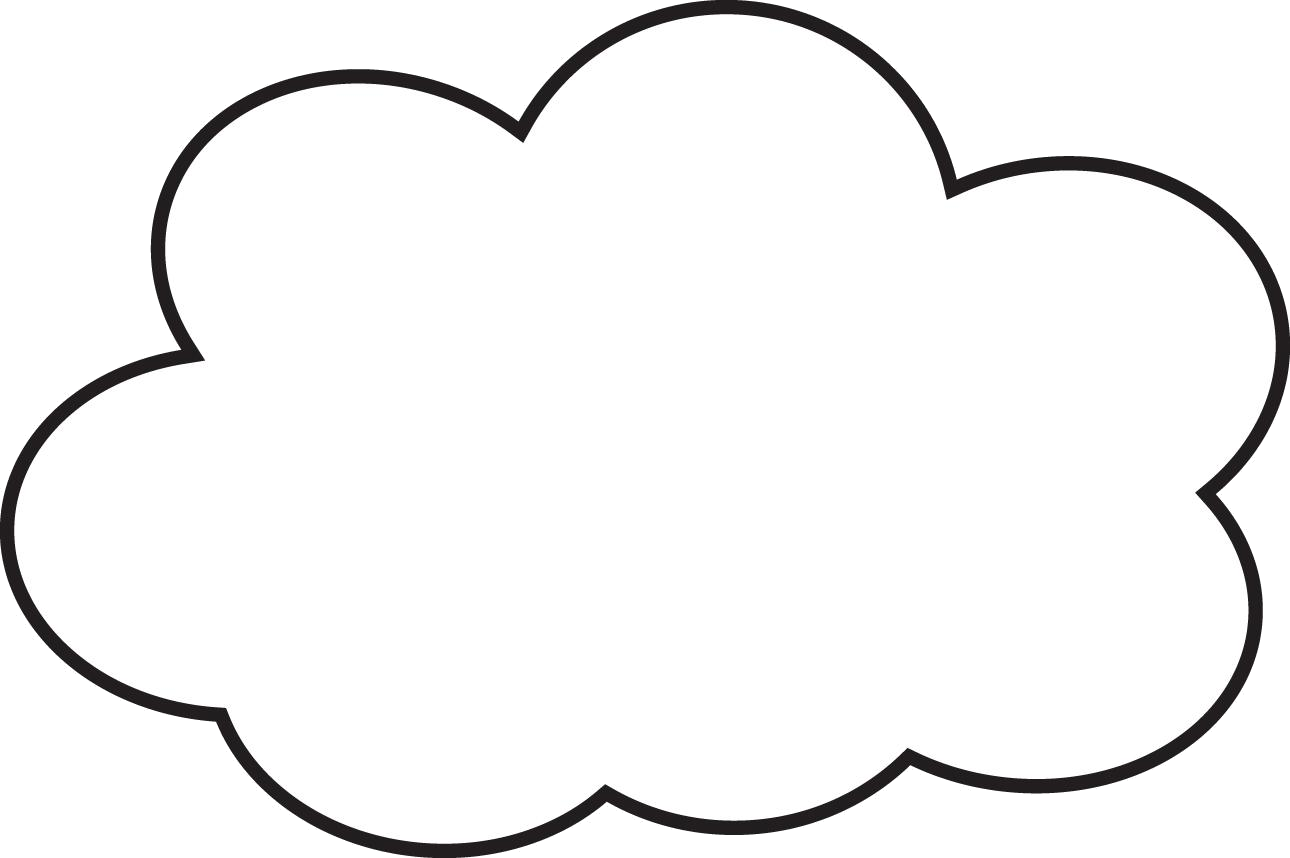 Simple White Cloud Clipart