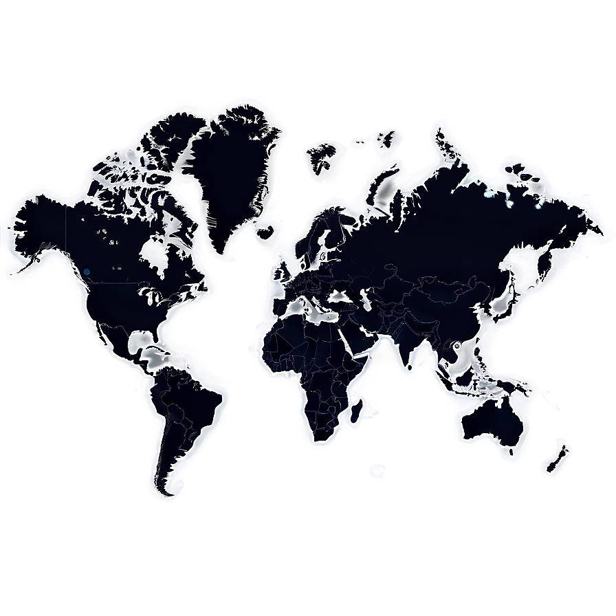 Simple World Map Outline Png 06232024