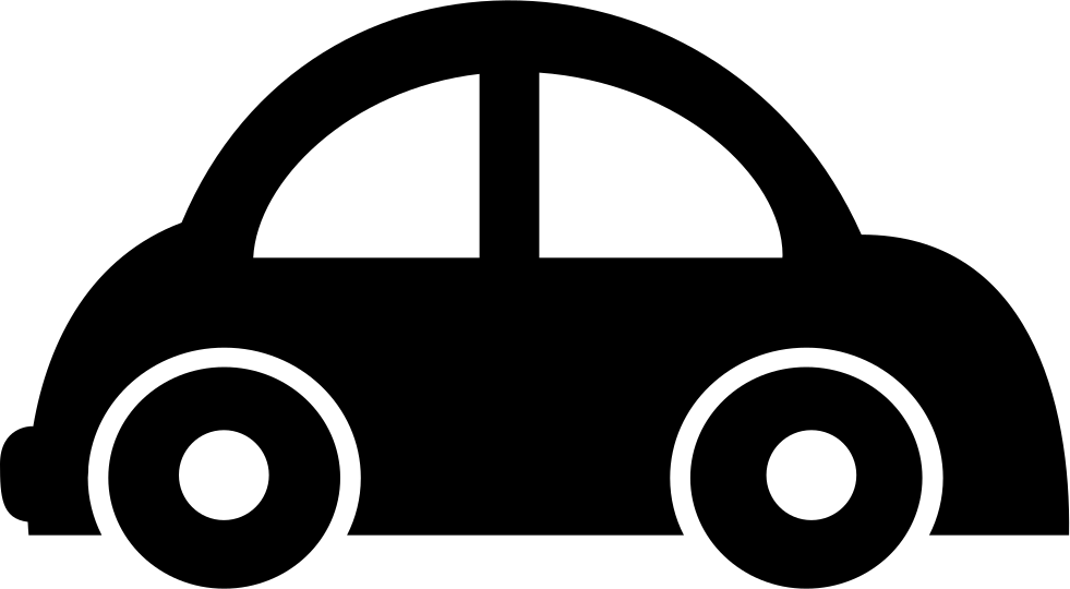 Simplified Car Silhouette Graphic