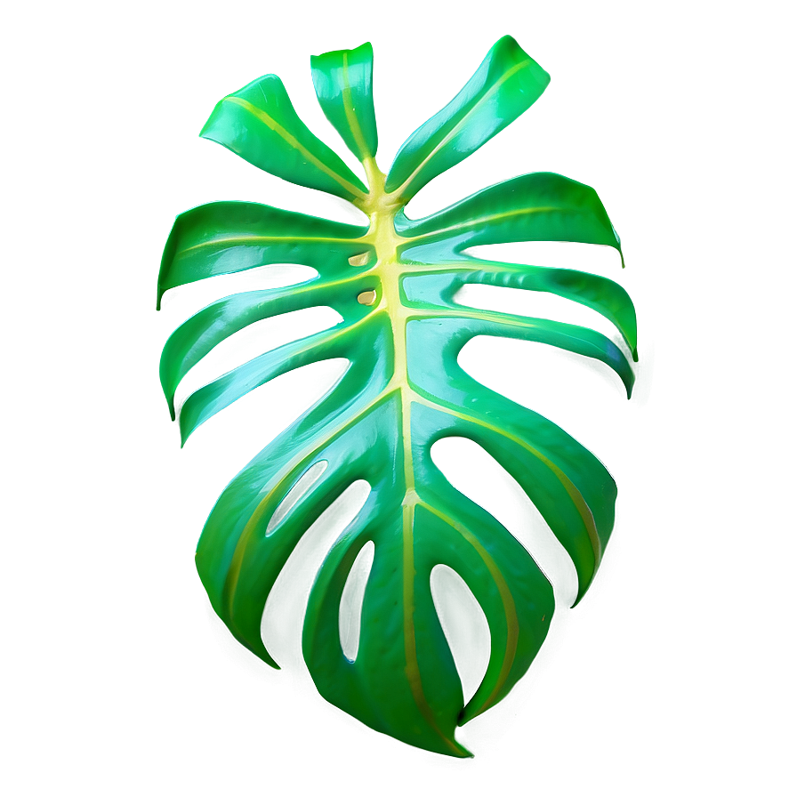 Simplified Monstera Leaf Png Bnb