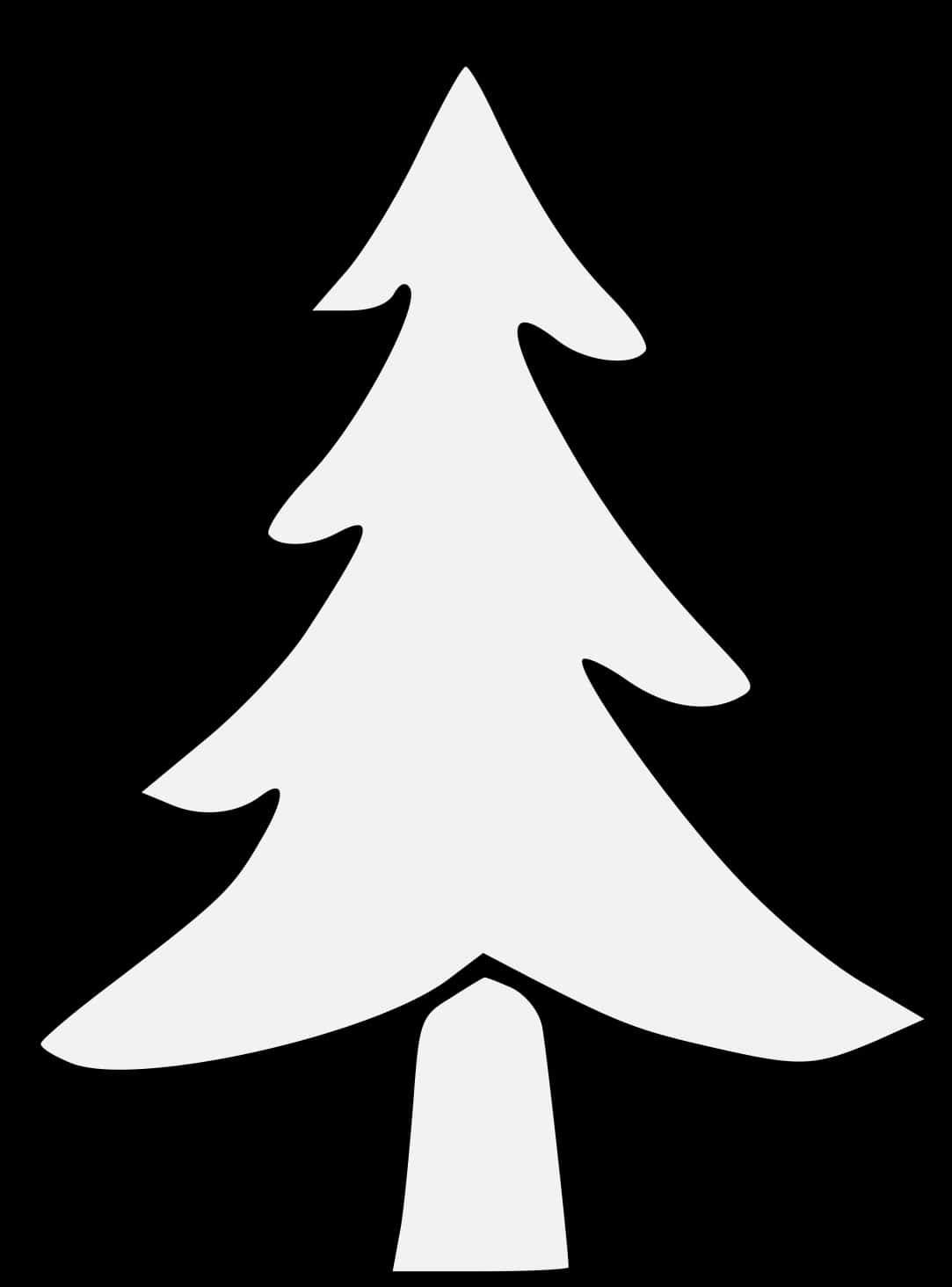 Simplified Pine Tree Graphic