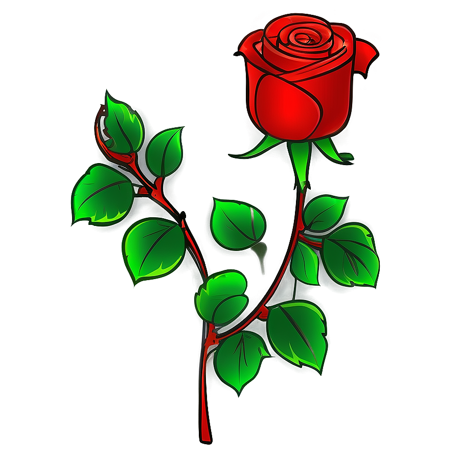 Simplified Rose Drawing Png 89