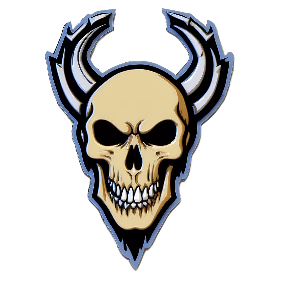 Simplified Skull Emblem Png Glm31