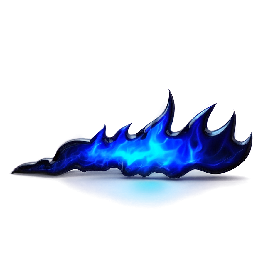 Simplistic Blue Flame Png Ntd