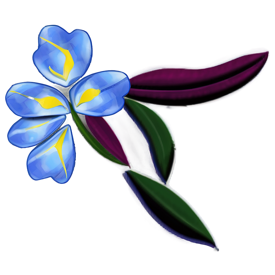 Simplistic Floral Emblem Png 38