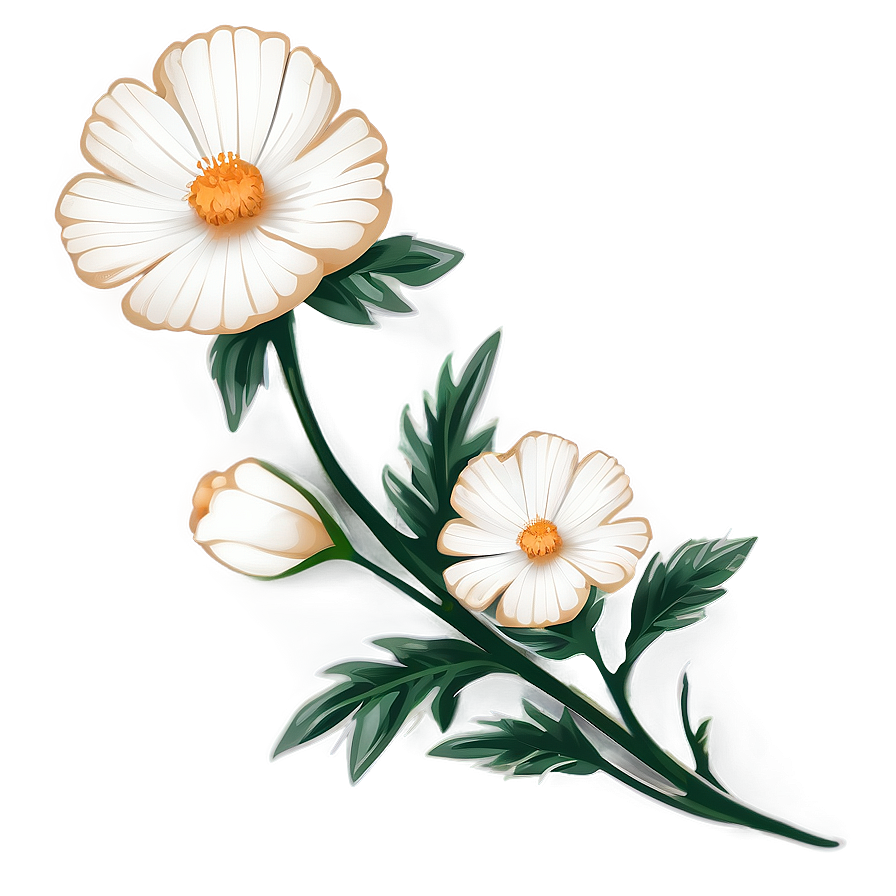 Simplistic Floral Emblem Png Hik98