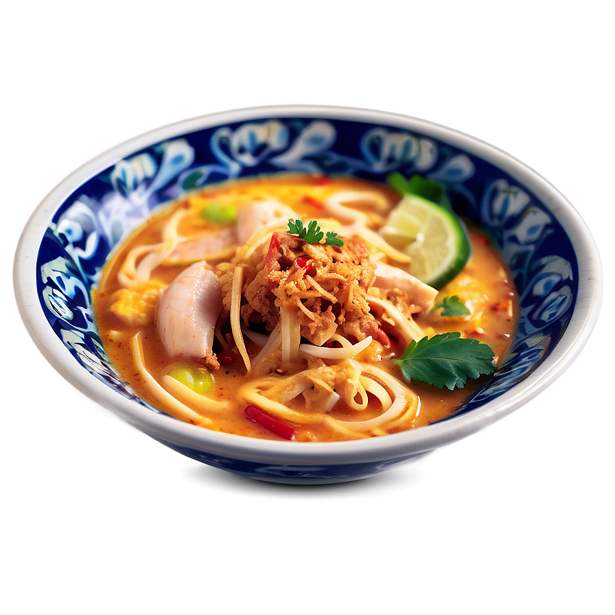 Singaporean Laksa Dish Png Luj