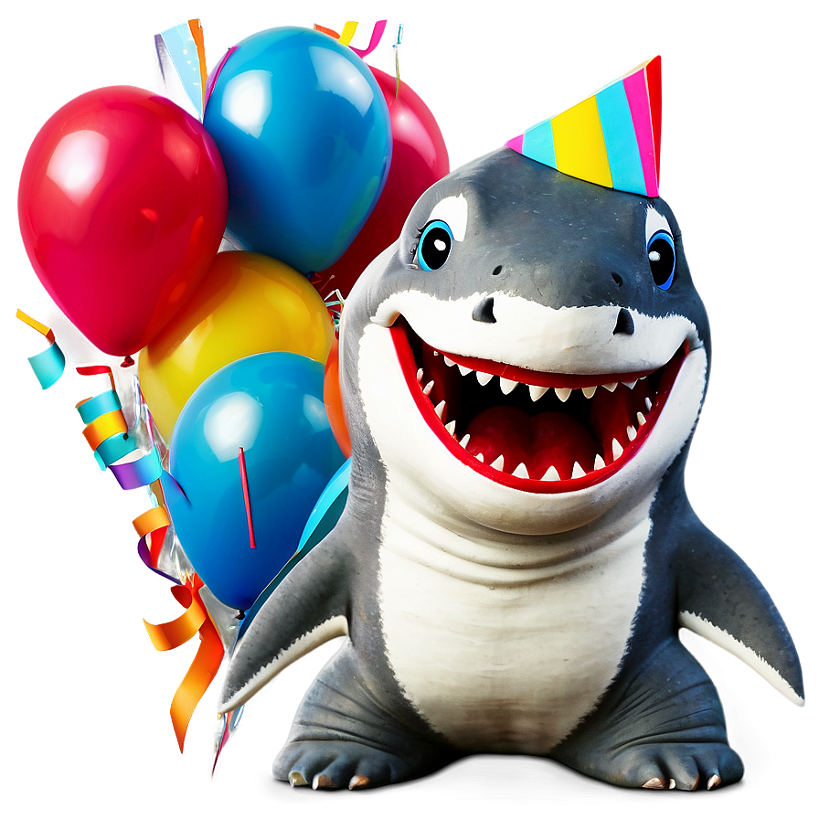 Singing Birthday Shark Clip Png Soh61