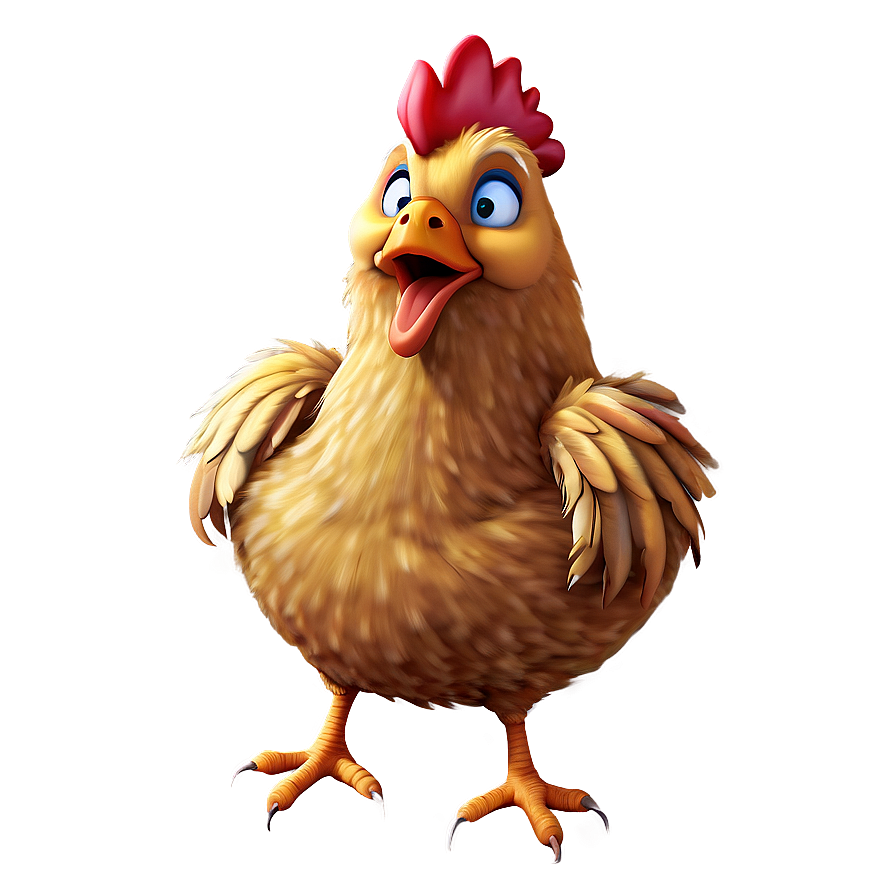 Singing Cartoon Chicken Png Dpp89