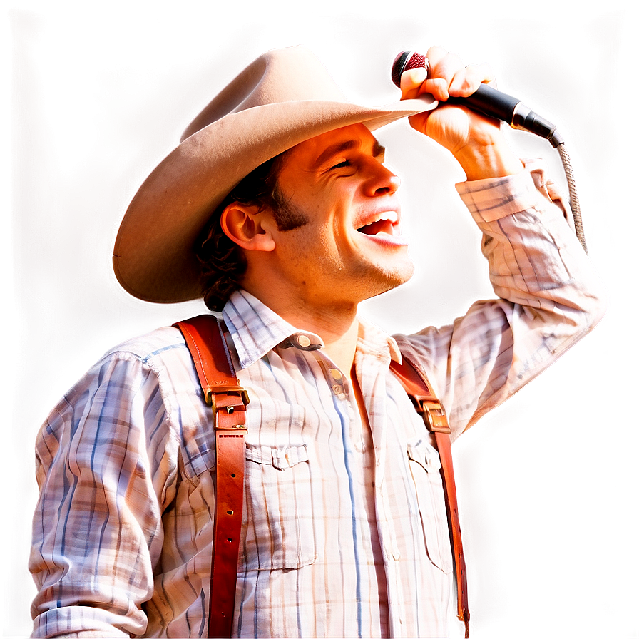 Singing Cowboy Png Hns16