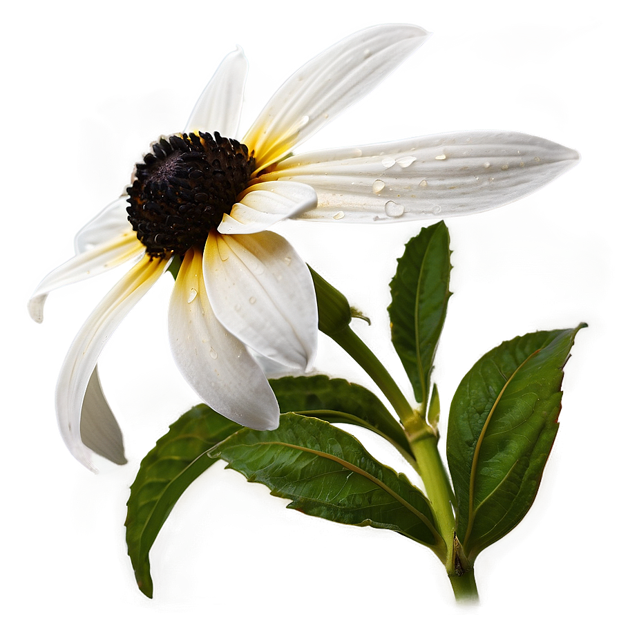 Single Black Eyed Susan Bloom Png Xin