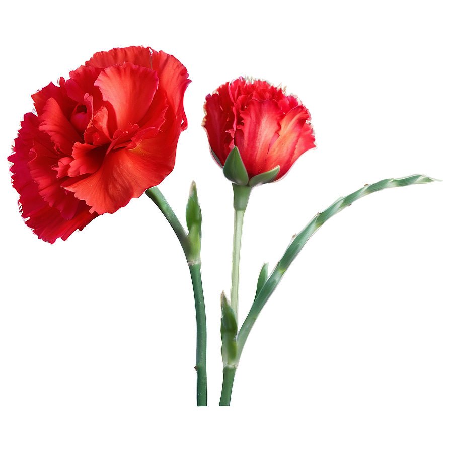 Single Carnation Stem Png Glf