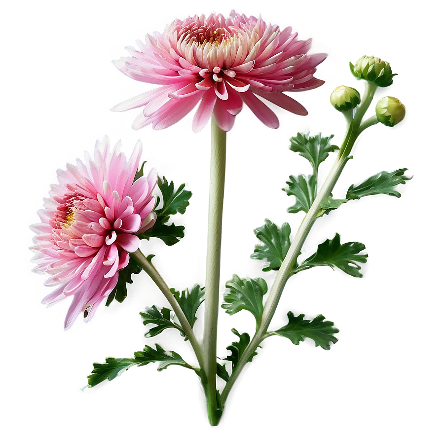 Single Chrysanthemum Stem Png 06112024