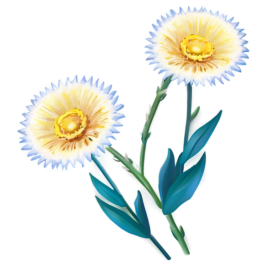 Single Flower Stem Png Omy