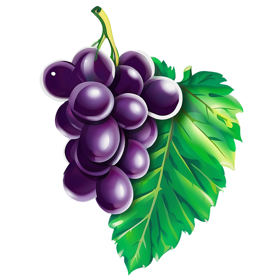 Single Grape No Background Png 4