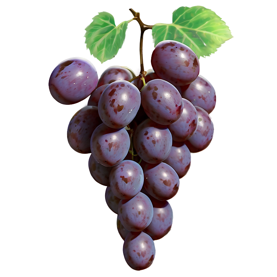 Single Grape With Detail Png Uky12