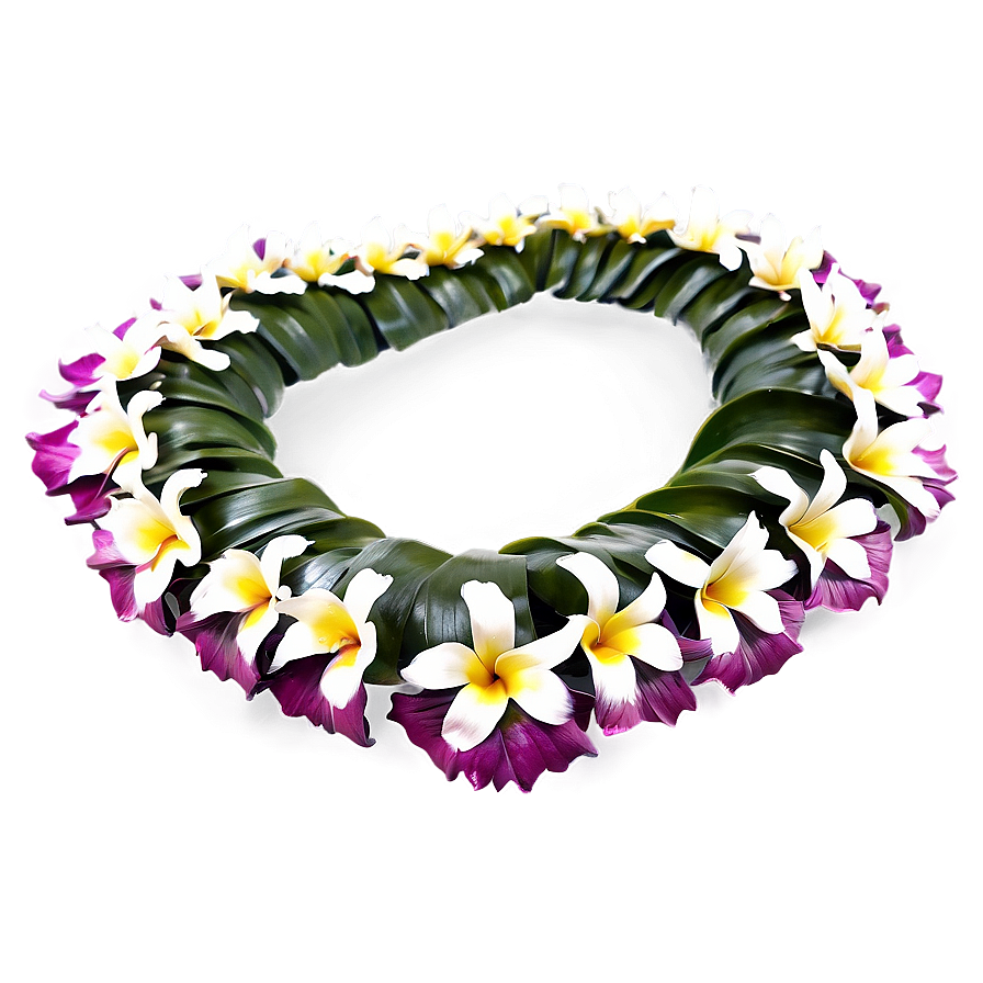 Single Hawaiian Lei Png 06262024