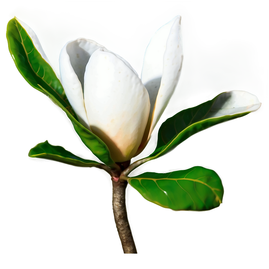 Single Magnolia In Focus Png 47