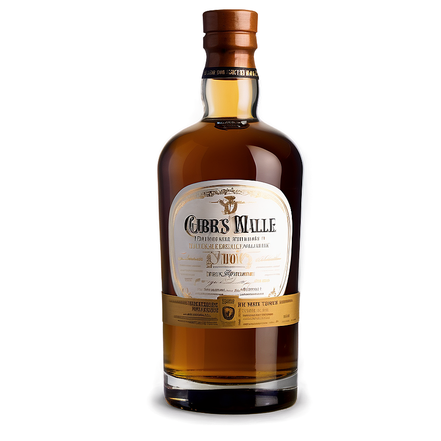 Single Malt Whiskey Bottle Png Mqs