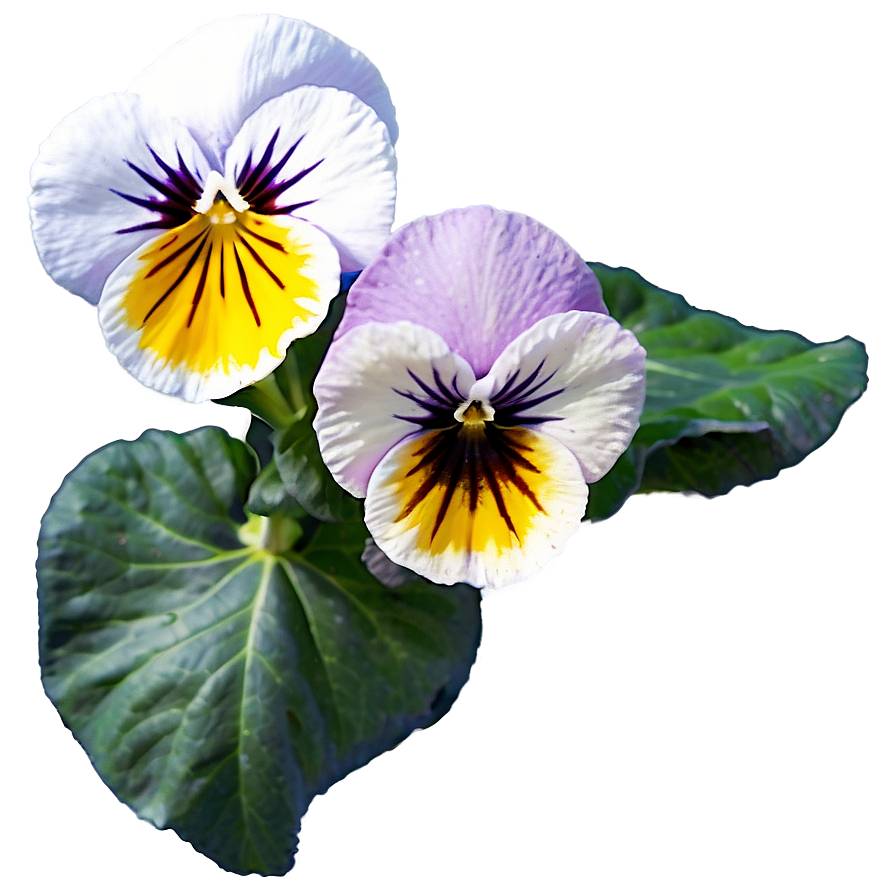 Single Pansy Flower Png 73