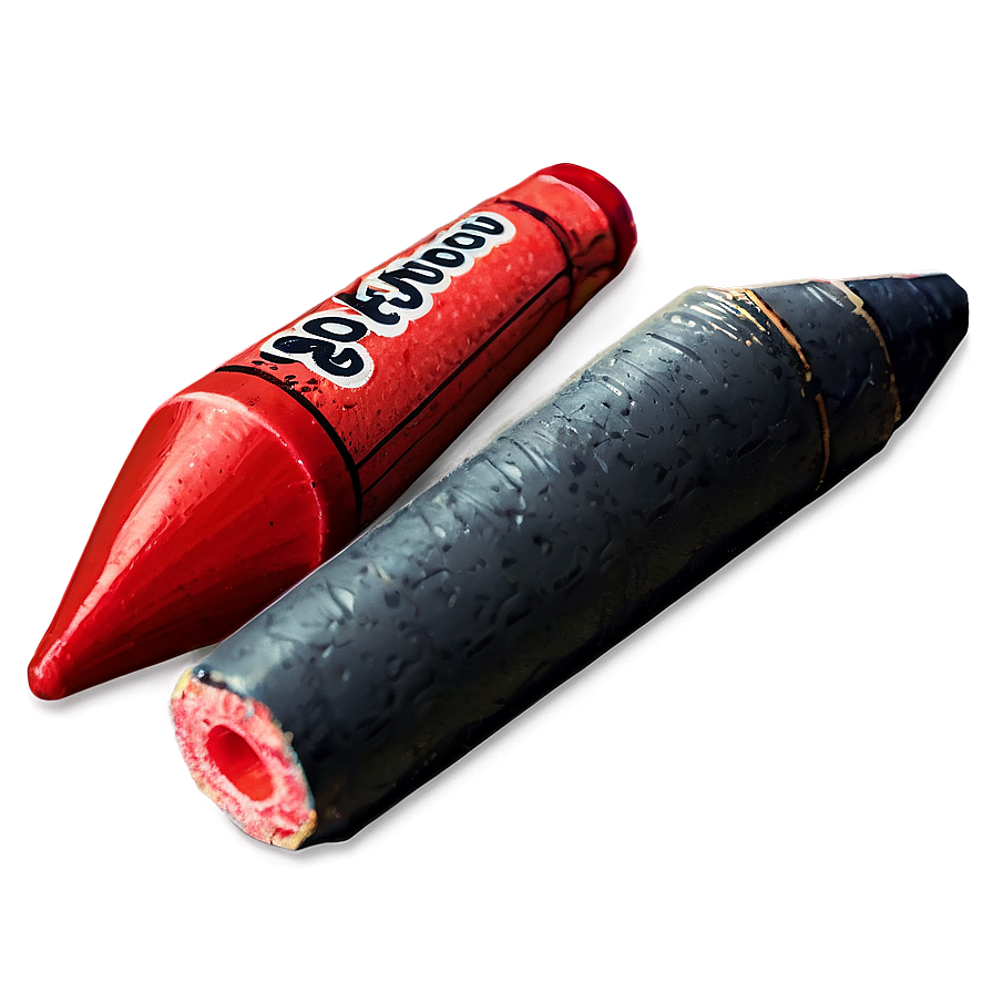 Single Red Crayon Png Mhr31