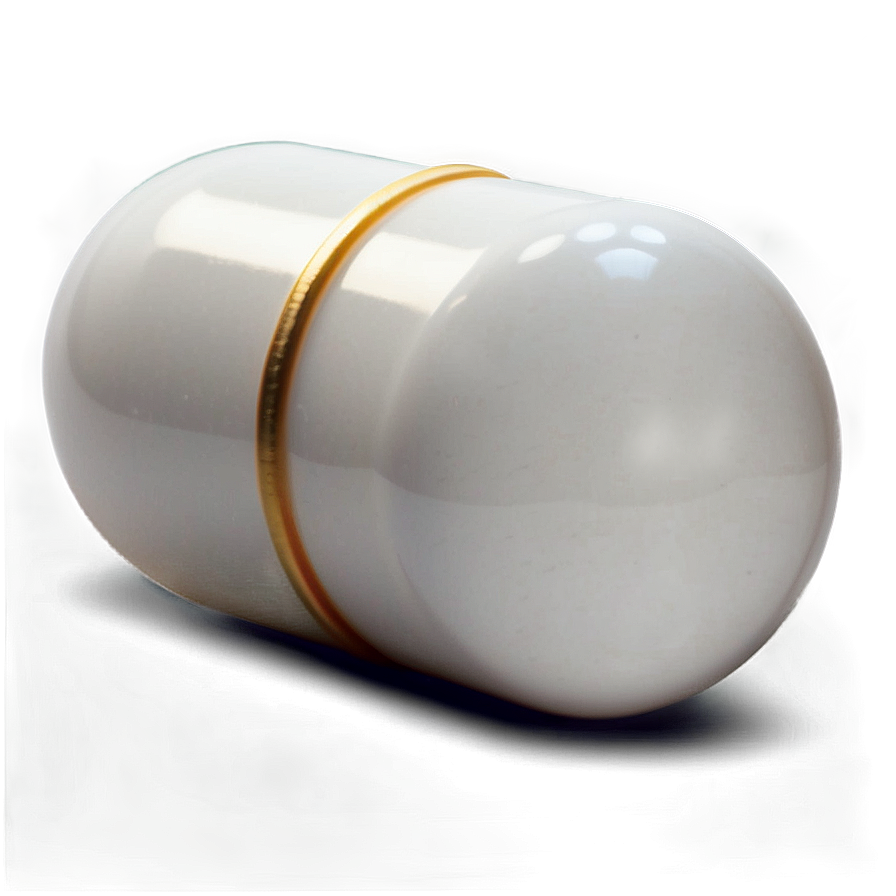 Single White Capsule Png 18